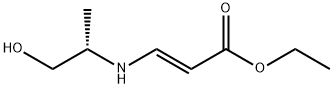 (S,E)-ethyl 3-(1-hydroxypropan-2-ylamino)acrylate Struktur