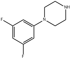 1-(3,5-difluorophenyl)piperazine Struktur