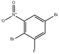 1,4-Dibromo-2-fluoro-6-nitrobenzene Struktur