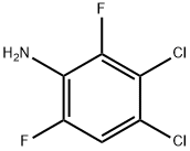 3,4-Dichloro-2,6-difluoroaniline Struktur