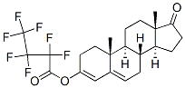 3-Hydroxyandrosta-3,5-dien-17-one heptafluorobutyrate Struktur