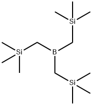 TRIS(TRIMETHYLSILYLMETHYL)BORANE Struktur