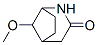 2-Azabicyclo[3.2.1]octan-3-one,8-methoxy-,syn-(9CI) Struktur