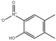 4,5-Dimethyl-2-nitrophenol Struktur