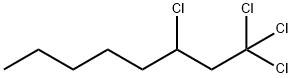 1,1,1,3-TETRACHLOROOCTANE Struktur