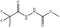 Hydrazinecarboxylic  acid,  2-(trifluoroacetyl)-,  methyl  ester  (9CI) Struktur