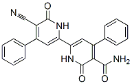 5'-Cyano-1,1',6,6'-tetrahydro-6,6'-dioxo-4,4'-diphenyl-2,2'-bipyridine-5-carboxamide Struktur