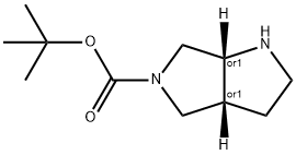 (cis)-5-Boc-Hexahydro-pyrrolo[3,4-b]pyrrole Struktur