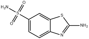 2-Amino-1,3-benzothiazole-6-Sulfonamide  Struktur