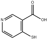 4-Mercaptopyridine-3-carboxylic acid Struktur