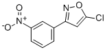 5-CHLORO-3-(3-NITROPHENYL)ISOXAZOLE Struktur