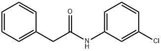 N-(3-chlorophenyl)-2-phenylacetamide Struktur