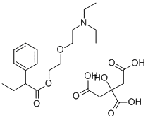 Butamirate citrate Struktur