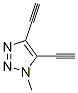 1H-1,2,3-Triazole, 4,5-diethynyl-1-methyl- (9CI) Struktur