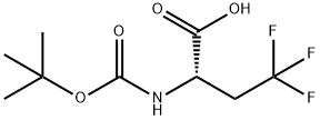 (S)-Boc-2-amino-4,4,4-trifluoro-butyric acid Struktur