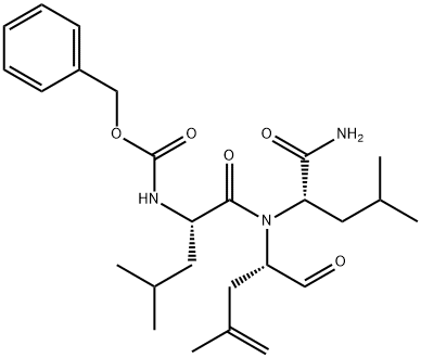 Z-LEU-LEU-4,5-DEHYDRO-LEU-ALDEHYDE Struktur