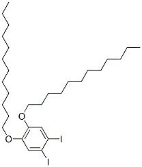 1,2-DIIODO-4,5-(DIDODECYLOXY)BENZENE Struktur