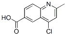 4-CHLORO-2-METHYLQUINOLINE-6-CARBOXYLIC ACID Struktur