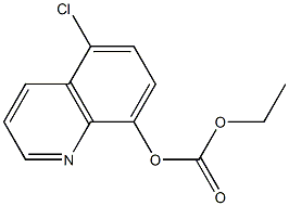 Carbonic acid 5-chloro-8-quinolyl ethyl ester Struktur