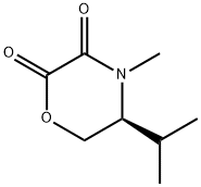 2,3-Morpholinedione,4-methyl-5-(1-methylethyl)-,(S)-(9CI) Struktur