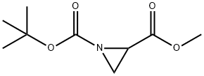 (rac)-Aziridine-1,2-dicarboxylic acid 1-tertbutyl ester 2-methyl ester Struktur