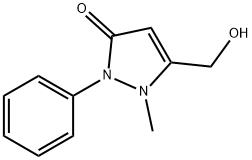 3-hydroxymethylantipyrine Struktur