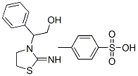 3-(2-hydroxy-1-phenylethyl)-2-iminothiazolidine toluene-p-sulphonate Struktur