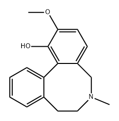 methylapogalanthamine Struktur