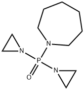 Bis(1-aziridinyl)(hexahydro-1H-azepin-1-yl)phosphine oxide Struktur