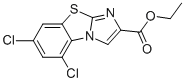 5,7-DICHLOROIMIDAZO[2,1-B]BENZOTHIAZOLE-2-CARBOXYLIC ACID ETHYL ESTER Struktur