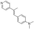 DIMETHYL(4-[(1E)-2-PYRIDIN-4-YLPROP-1-EN-1-YL]PHENYL)AMINE Struktur