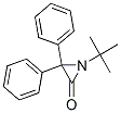 1-tert-Butyl-3,3-diphenylaziridin-2-one Struktur