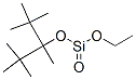 Silicic acid di(tert-butyl)diethyl ester Struktur