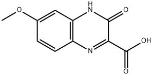 6-Methoxy-3-oxo-3,4-dihydroquinoxaline-2-carboxylic acid Struktur