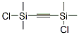 2,5-Dichloro-2,5-dimethyl-2,5-disila-3-hexyne Struktur