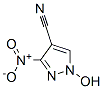 1H-Pyrazole-4-carbonitrile,  1-hydroxy-3-nitro- Struktur