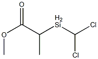 2-(CARBOMETHOXY)ETHYLMETHYLDICHLOROSILANE Struktur