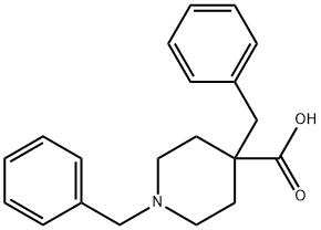 1,4-BIS(PHENYLMETHYL)-4-PIPERIDINECARBOXYLIC ACID Struktur