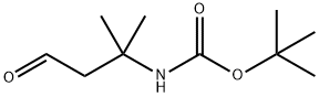 Carbamic acid, (1,1-dimethyl-3-oxopropyl)-, 1,1-dimethylethyl ester (9CI) Struktur