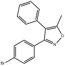 3-(4-BROMO-PHENYL)-5-METHYL-4-PHENYL-ISOXAZOLE Struktur