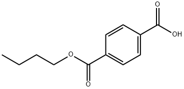 1,4-Benzenedicarboxylic acid hydrogen 1-butyl ester Struktur