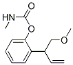 2-[1-(Methoxymethyl)-2-propenyl]phenol N-methylcarbamate Struktur