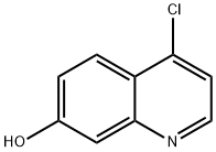 4-Chloro-7-hydroxyquinoline Struktur