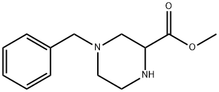 Methyl 4-benzylpiperazine-2-carboxylate Struktur