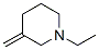 Piperidine, 1-ethyl-3-methylene- (9CI) Struktur