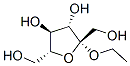 .beta.-D-Fructofuranoside, ethyl Struktur