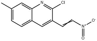 E-2-CHLORO-7-METHYL-3-(2-NITRO)VINYLQUINOLINE Struktur