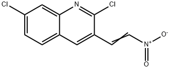 E-2,7-DICHLORO-3-(2-NITRO)VINYLQUINOLINE Struktur