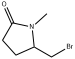 5-(Bromomethyl)-1-methylpyrrolidin-2-one Struktur