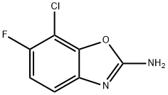 2-Benzoxazolamine, 7-chloro-6-fluoro- Struktur